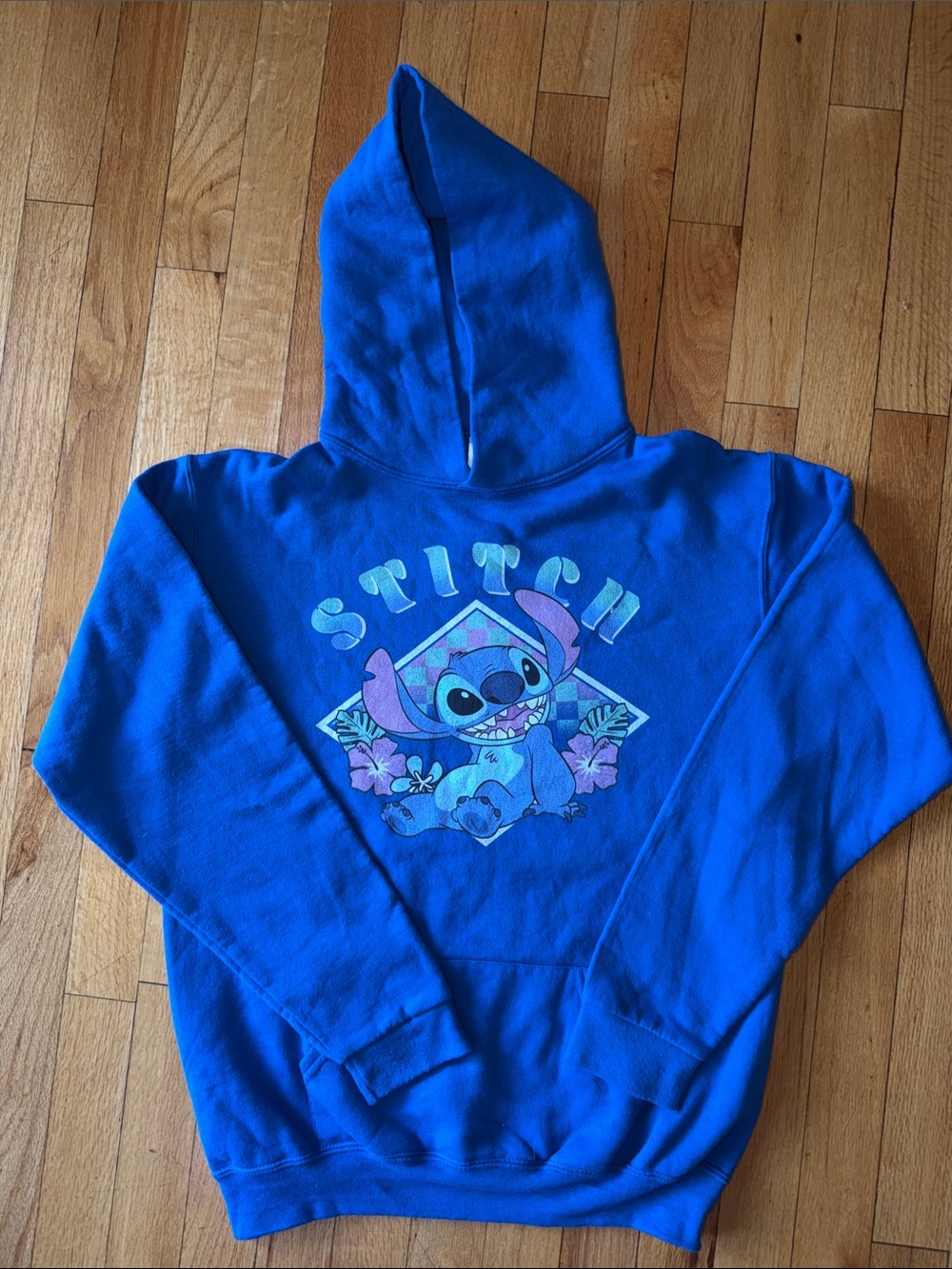 Disney Royal Blue Stitch Pullover Hoodie